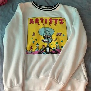 Squid ward sweater